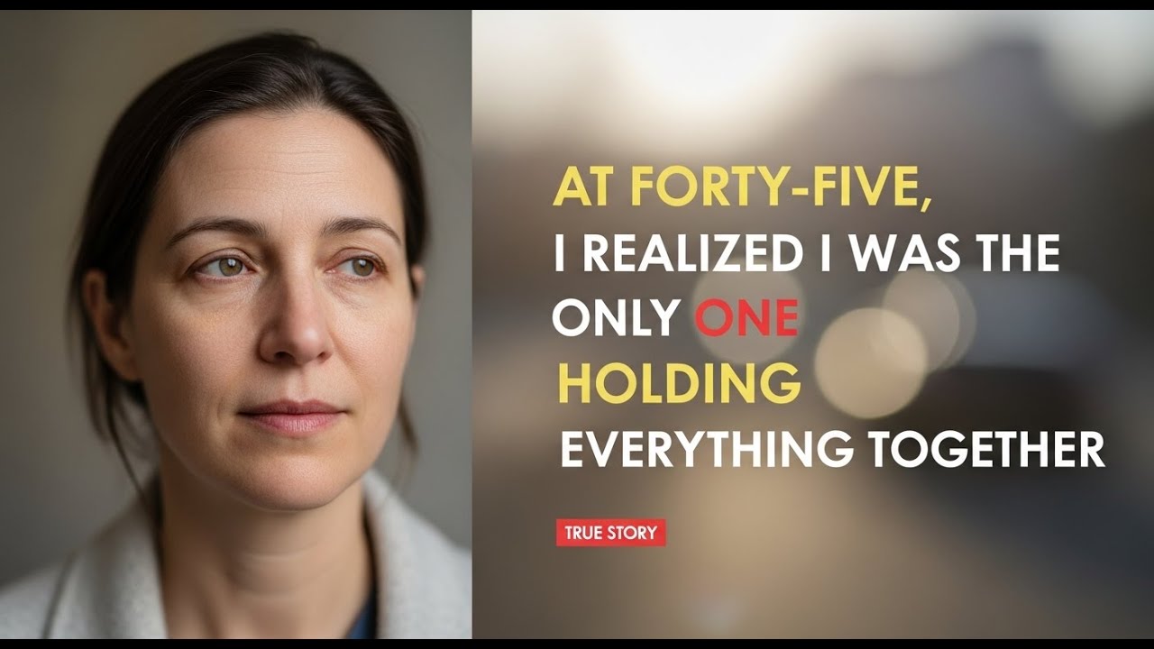 At Forty-Five, I Realized I Was the Only One Holding Everything Together