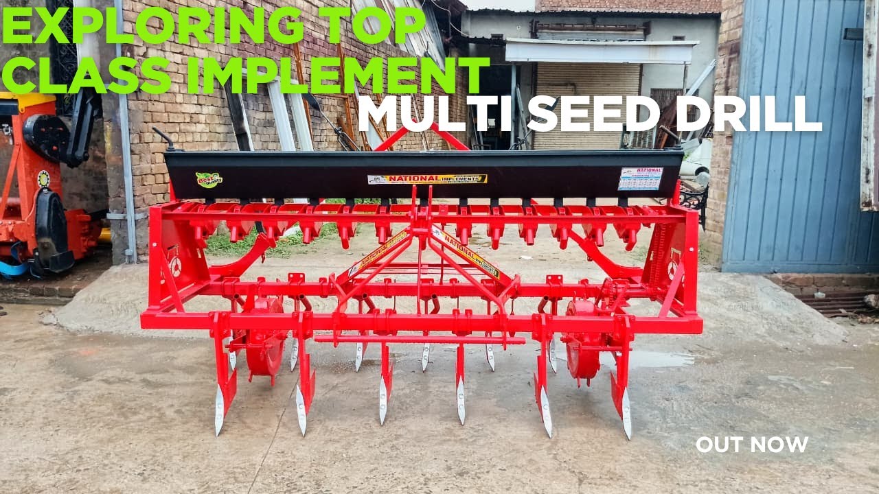 national implements sangaria | ਖੇਤੀ ਉਪਕਰਣ | sangaria | agriculture implements | Multi Seed Drill