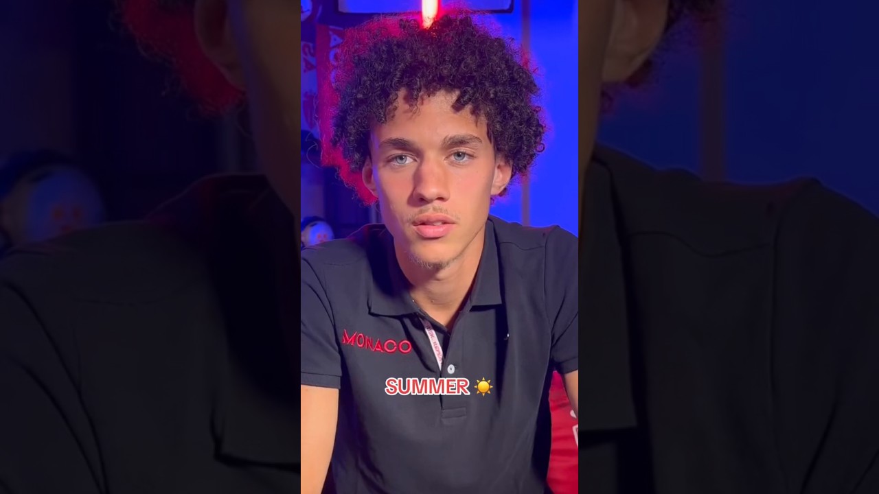 Quick Quiz with Maghnes Akliouche ⚡️ #asmonaco