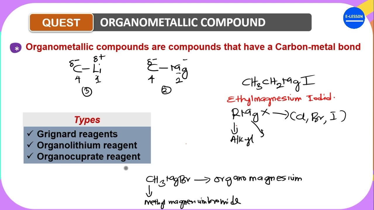 ORGANOMETALLIC COMPOUNDS (PCH321)