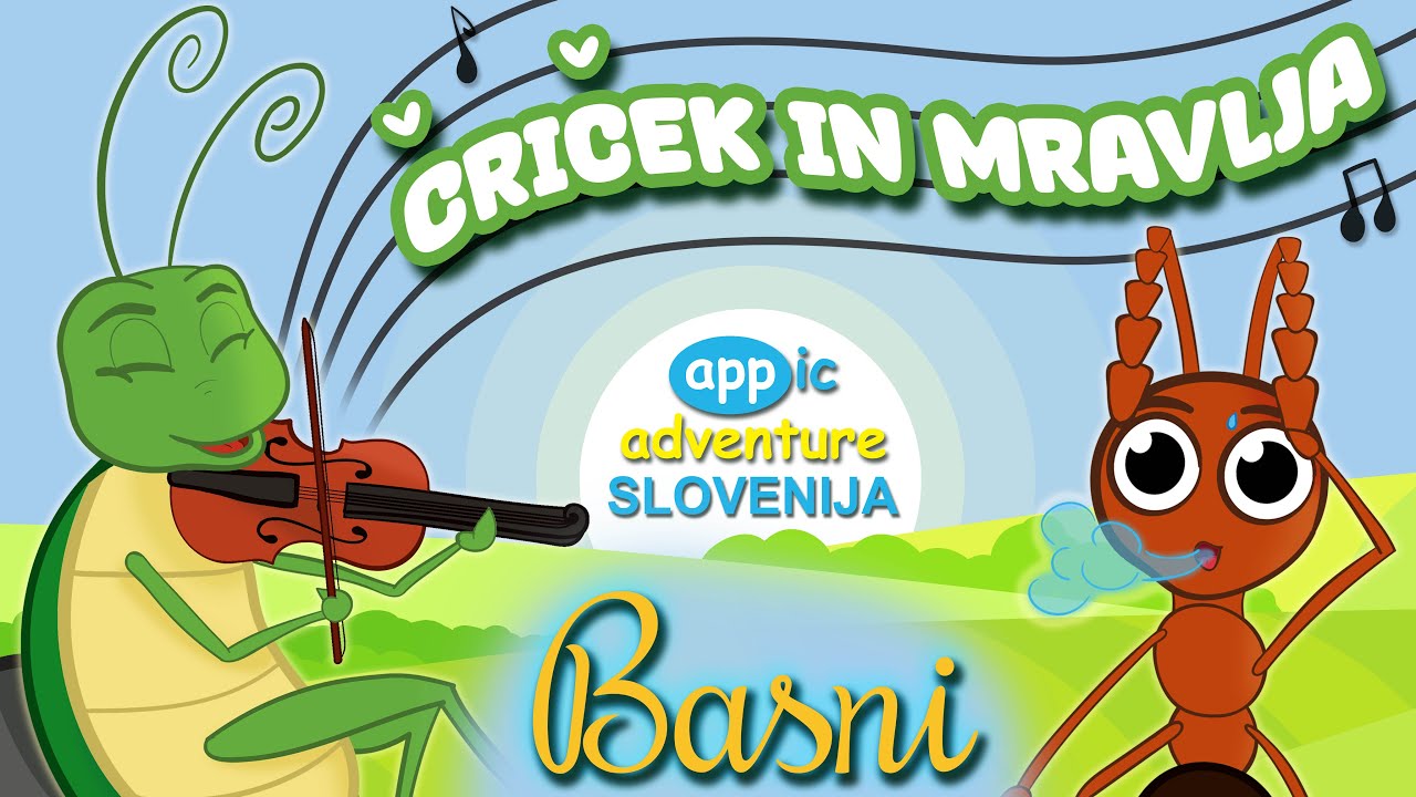 Basni - Čriček in mravlja