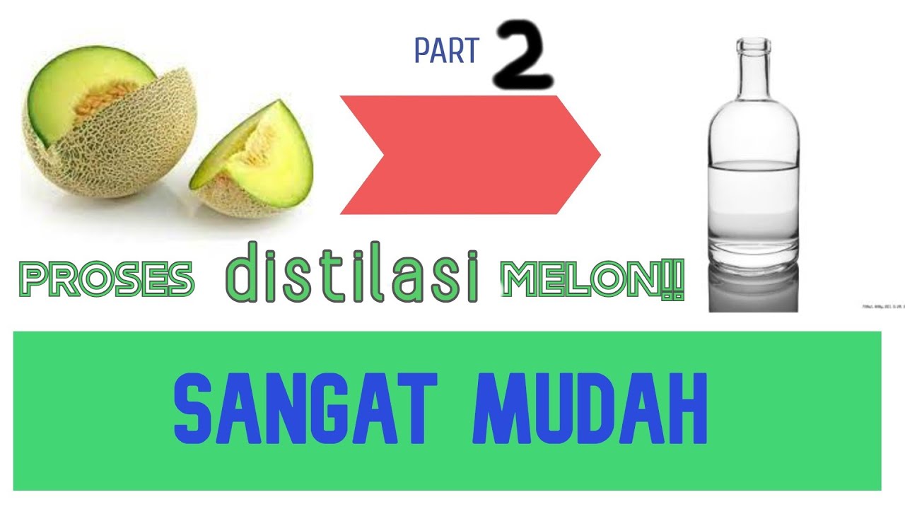 PROSES DISTILASI MELON hasil WANGI dan SANGAT MUDAH!!