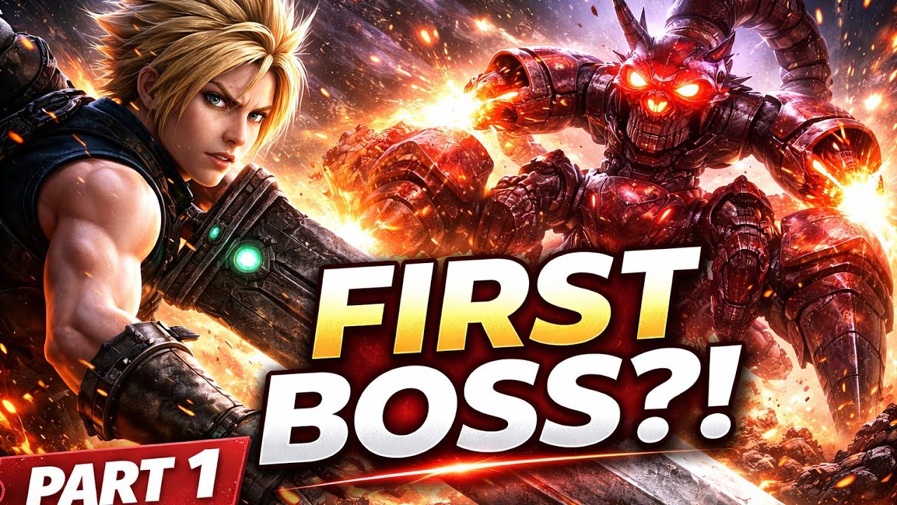 “I Was NOT Ready for This Boss… 😳 | FF7 Remake – Part 1” 😈🔥 #ff7remake #ps5 #gameplaywalkthrough 