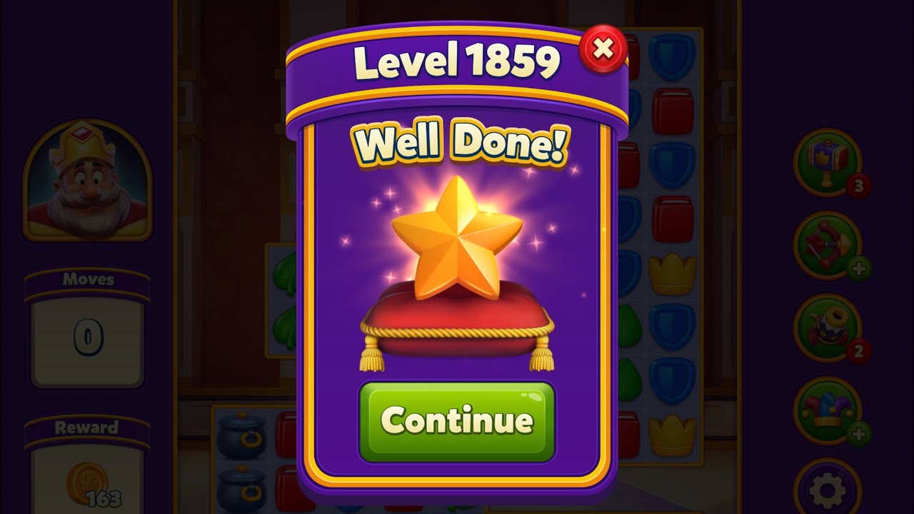 Royal Match - King Robert - Super Hard Level 1859