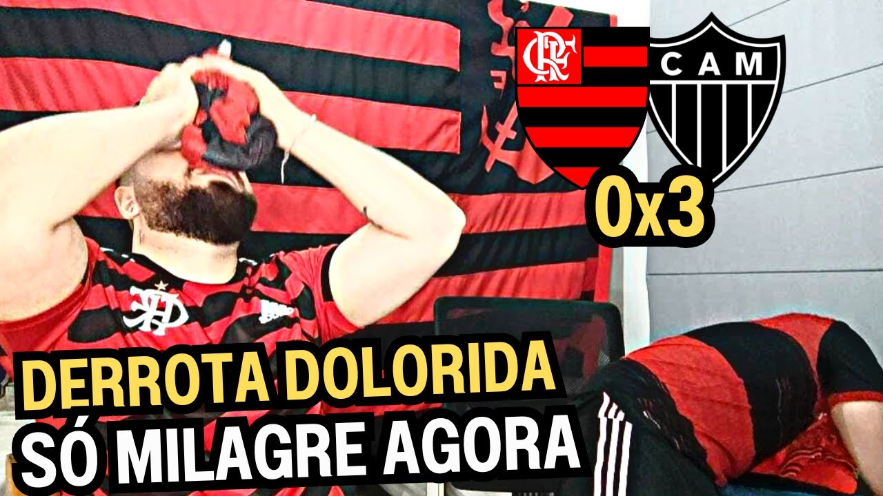 REACT MELHORES MOMENTOS FLAMENGO 0X3 ATLÉTICO MG -  AGORA COMPLICOU TUDO!!!