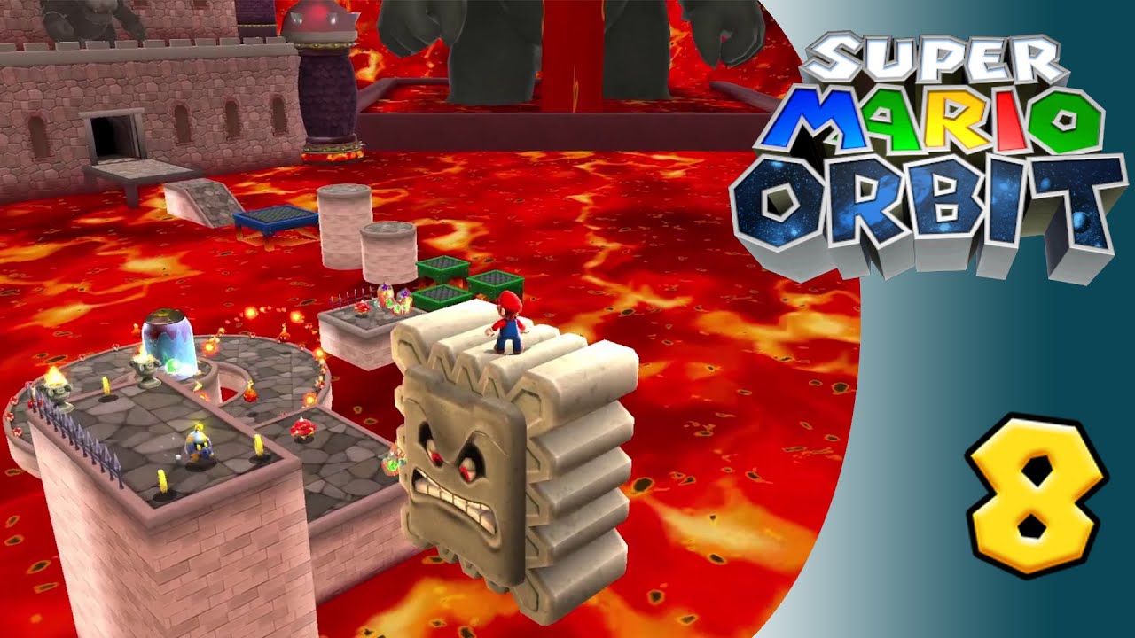 Super Mario Orbit [SMG2-Hack] - Part 8 - Kampf und Flucht aus Bowsers Space-Palast