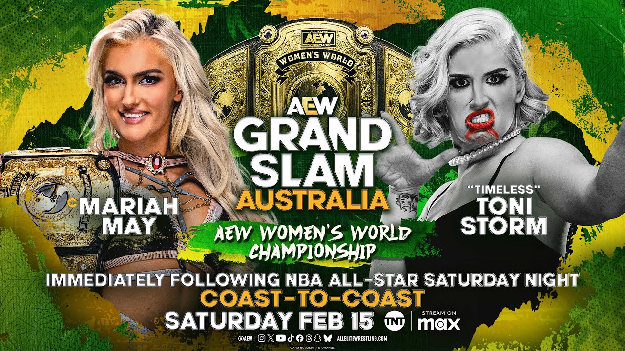 A special look at #AEW Women’s Champion Mariah May vs Timeless Toni Storm. | AEW Grand Slam AUS
