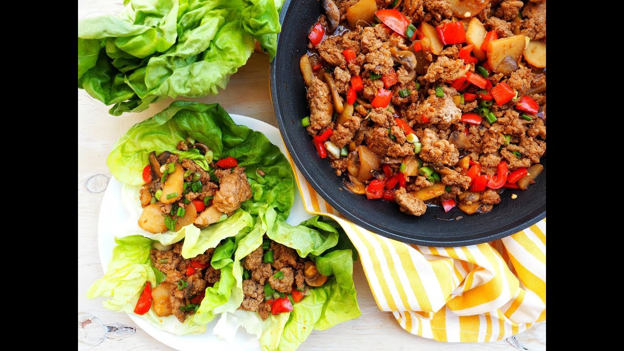 Dinner Recipe: Asian Style Turkey Lettuce Wraps by Everyday Gourmet with Blakely