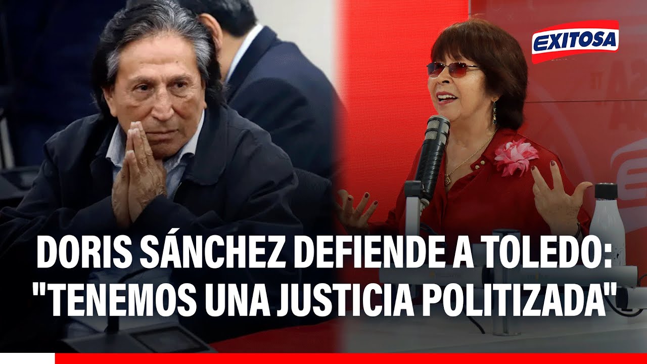 🔴🔵Candidata Doris Sánchez critica condena contra Alejandro Toledo: 