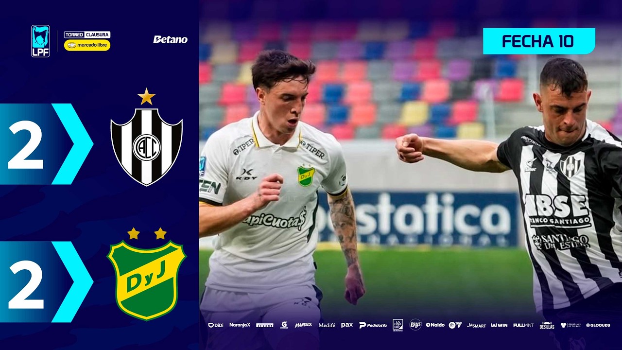 CENTRAL C&Oacute;RDOBA 2 - 2 DEFENSA Y JUSTICIA | Resumen del partido | #TorneoMercadoLibre Clausura 2026 🏆