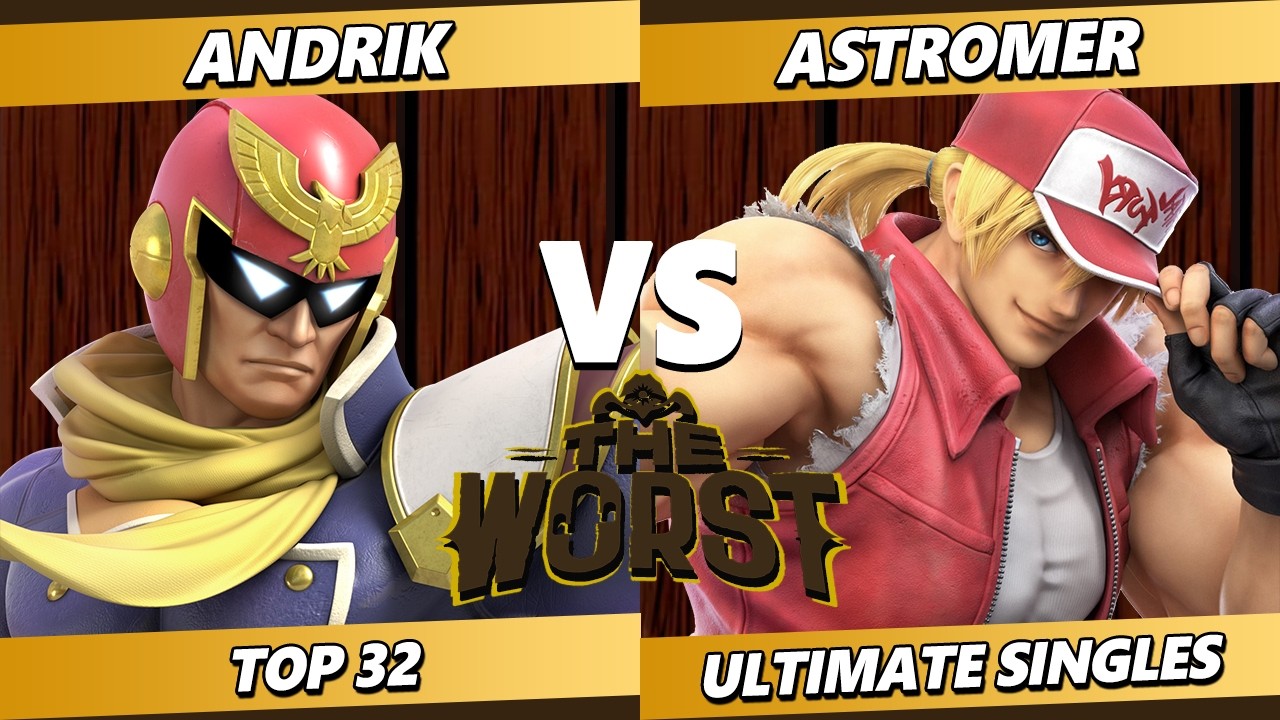 Худшие 15 — Андрик (Капитан Фалькон) против Астромера (Терри) в Smash Ultimate — SSBU