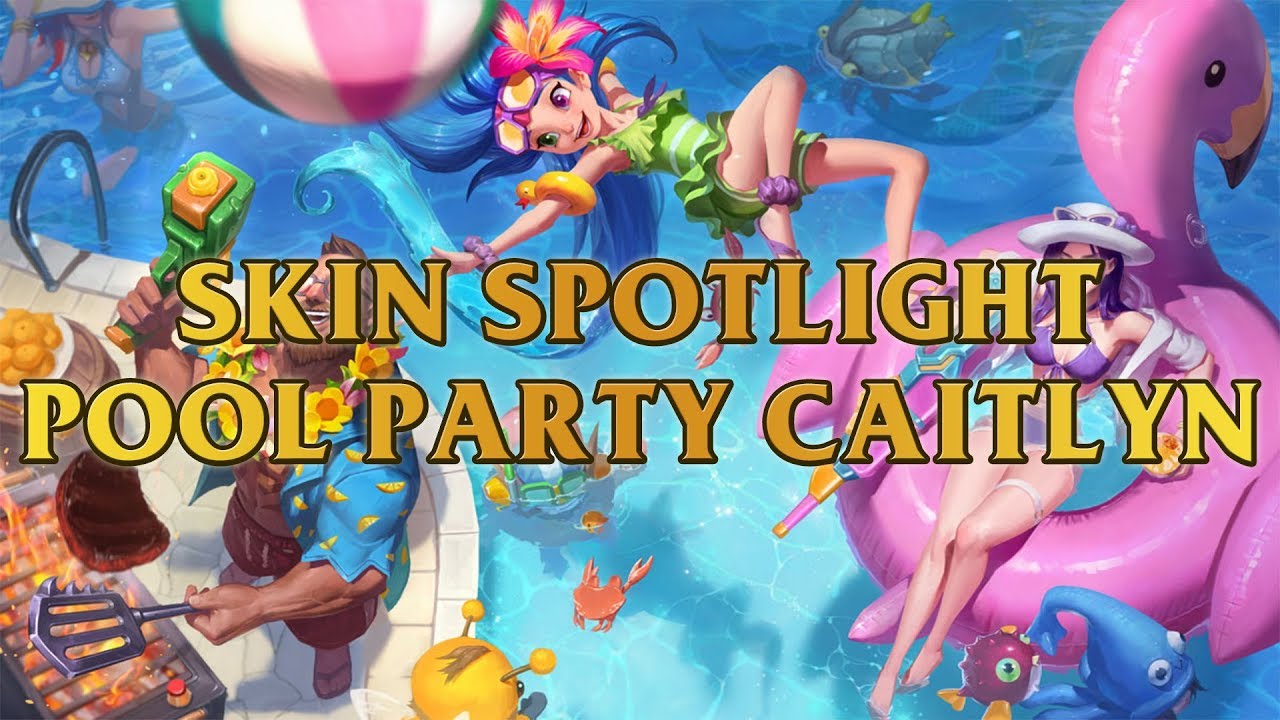 Pool Party Caitlyn Skin Spotlight