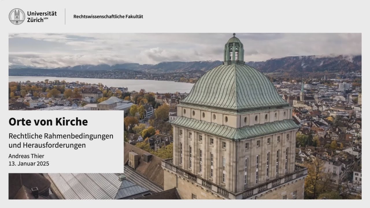 Andreas Thier - Orte von Kirche. Rechtliche Rahmenbedingungen und Herausforderungen