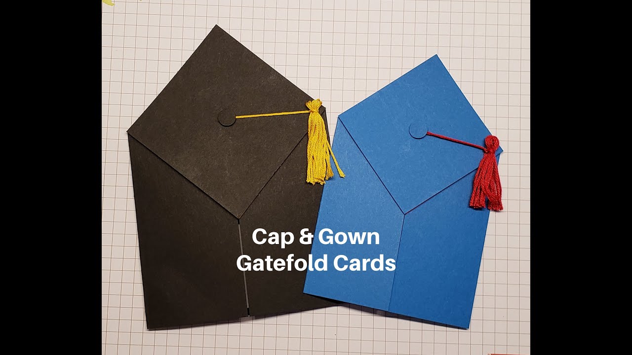 Cap and Gown Gatefold Card