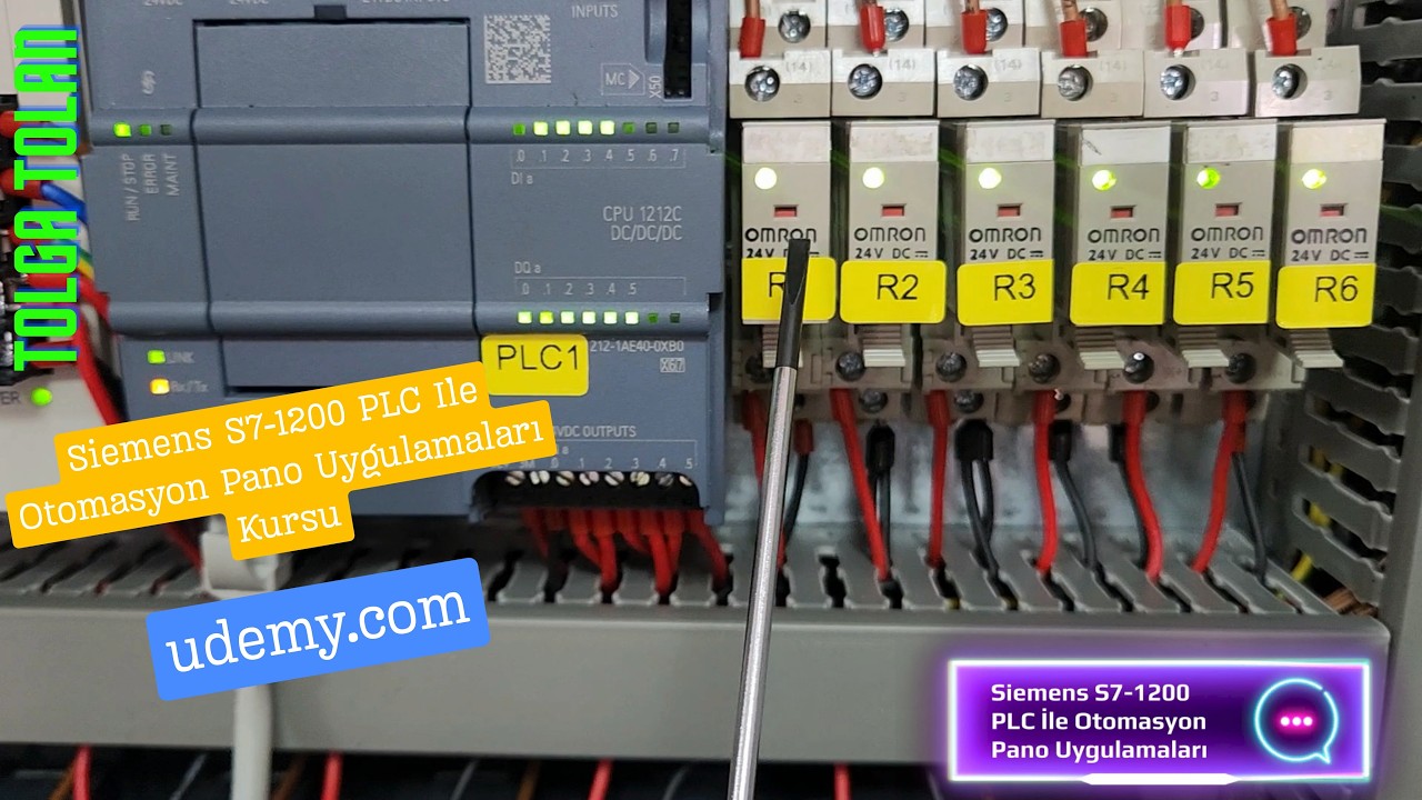 👍Siemens S7-1200 PLC İle Otomasyon Pano Uygulamaları Kursu UDEMY.com sitesinde İndirim Kodu MART26