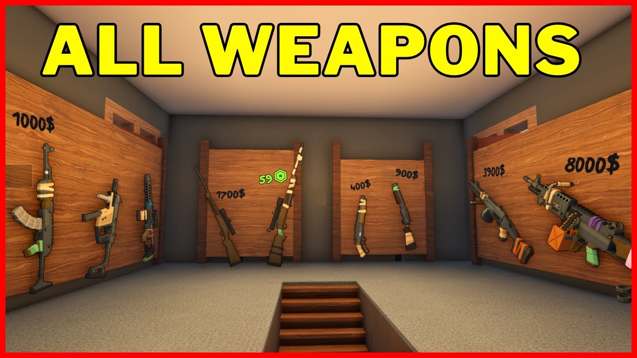 How To Get All Weapons Locations in Protect The House From Monsters | Roblox