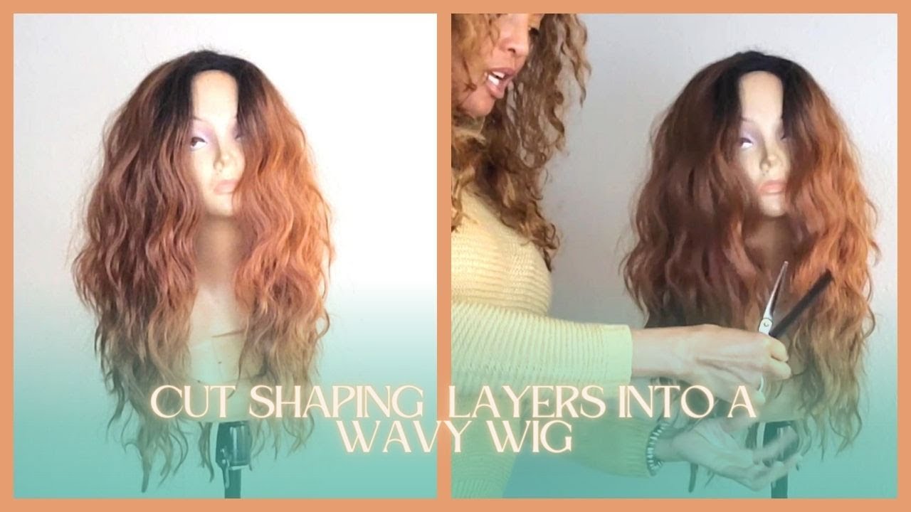Cut Shaping layers into a Wavy Wig - DIY