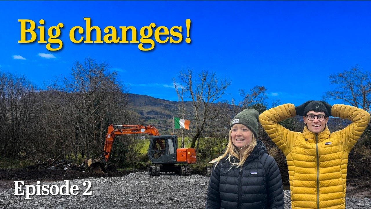 First Night Sleeping on the Land | Irish Cottage Renovation (Tiny Home)