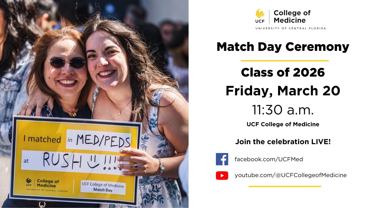 UCF College of Medicine - Match Day 2026