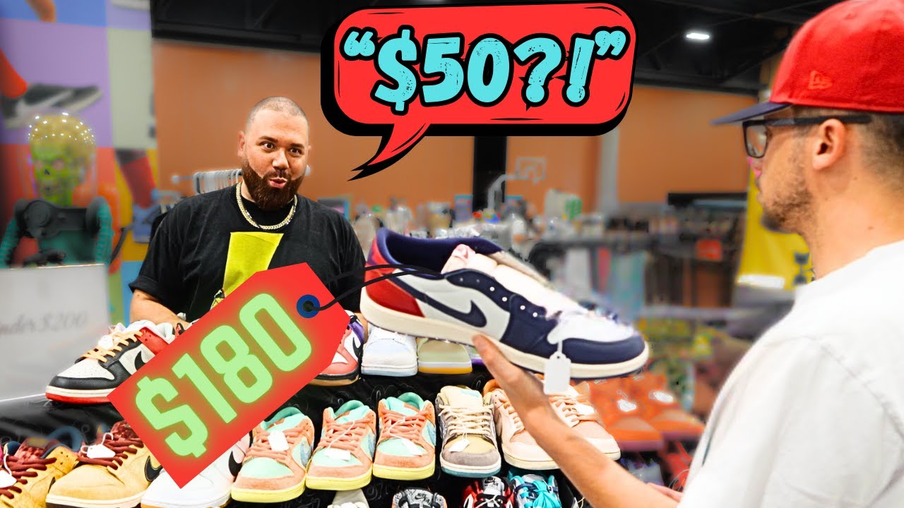 Trading Up From $50 to Jordans In 18 Minutes! | SNEAKER TRADE UP CHALLENGE
