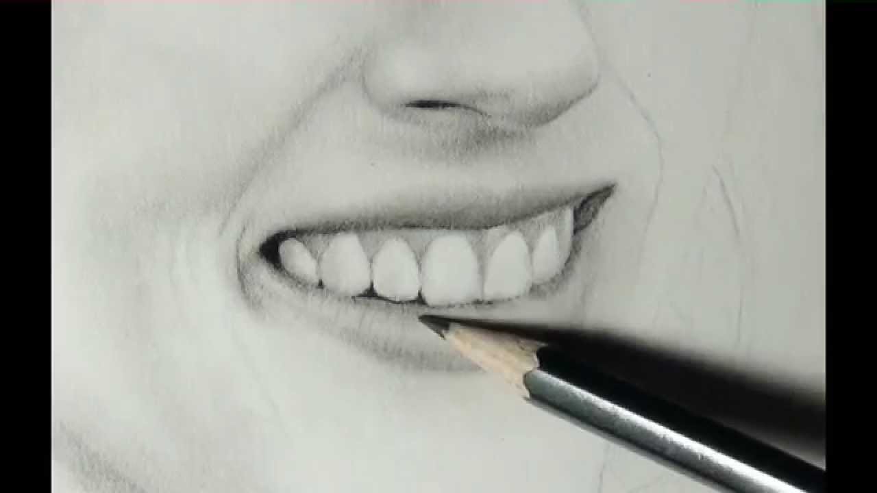 Let's draw Aline - 008 wie zeichne ich einen Mund / how to draw mouth (german narrated)