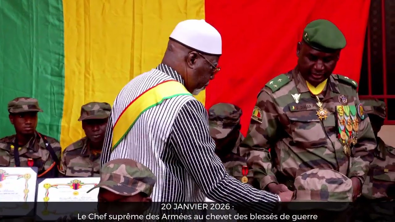 POLYCLINIQUE DES ARMÉES DE KATI : le Chef suprême des Armées au chevet des blessés de guerre