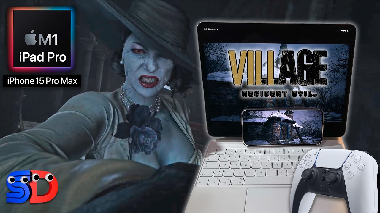 iPhone 15 Pro Max + M1 iPadPro RESIDENT EVIL VILLAGE HANDS ON I How well does it run? I Ray Tracing