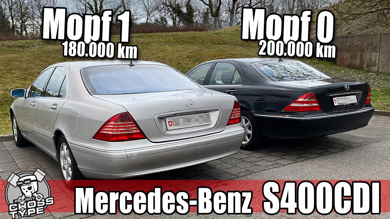 Mercedes-Benz W220 S400CDI Mopf0 und Mopf1