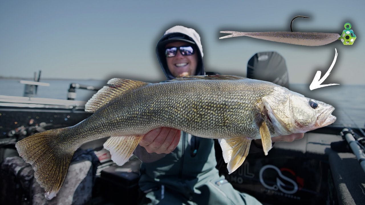 Jigging for BIG Late Spring Walleyes with this MUST HAVE Bait!