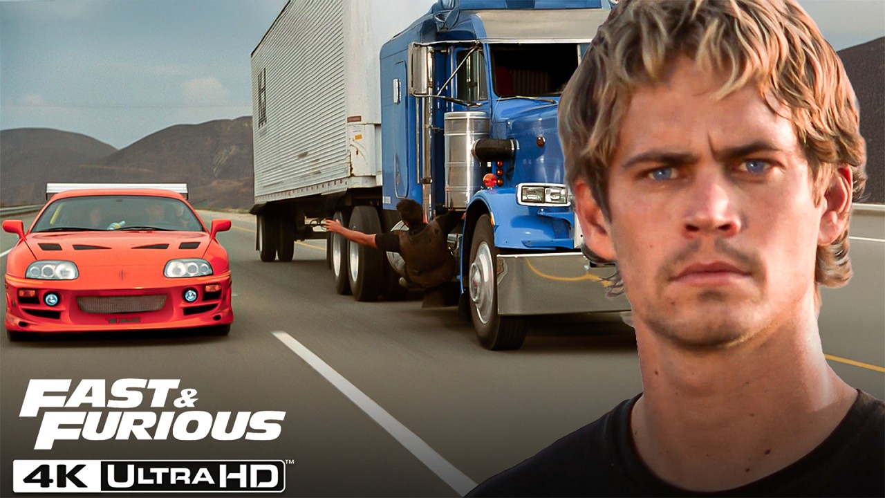 The Fast and the Furious | Brian Races to Saves Dom's Crew