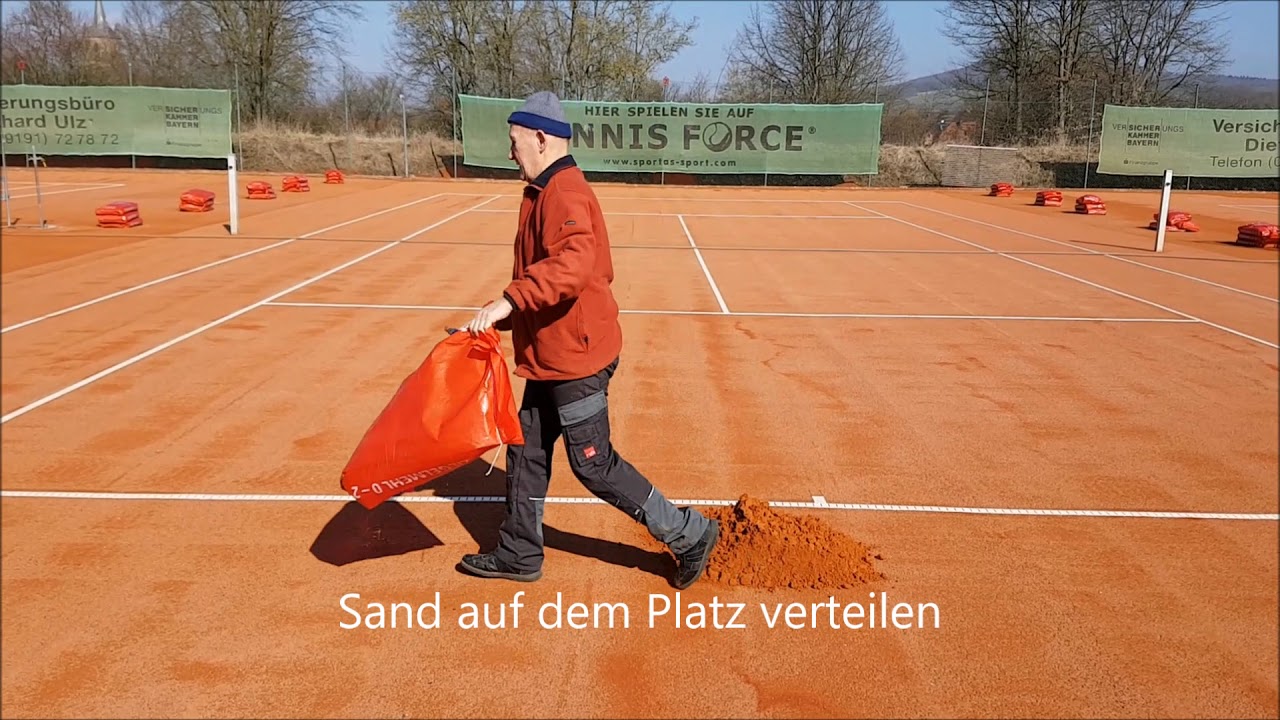2018 Tennisplatzarbeiten