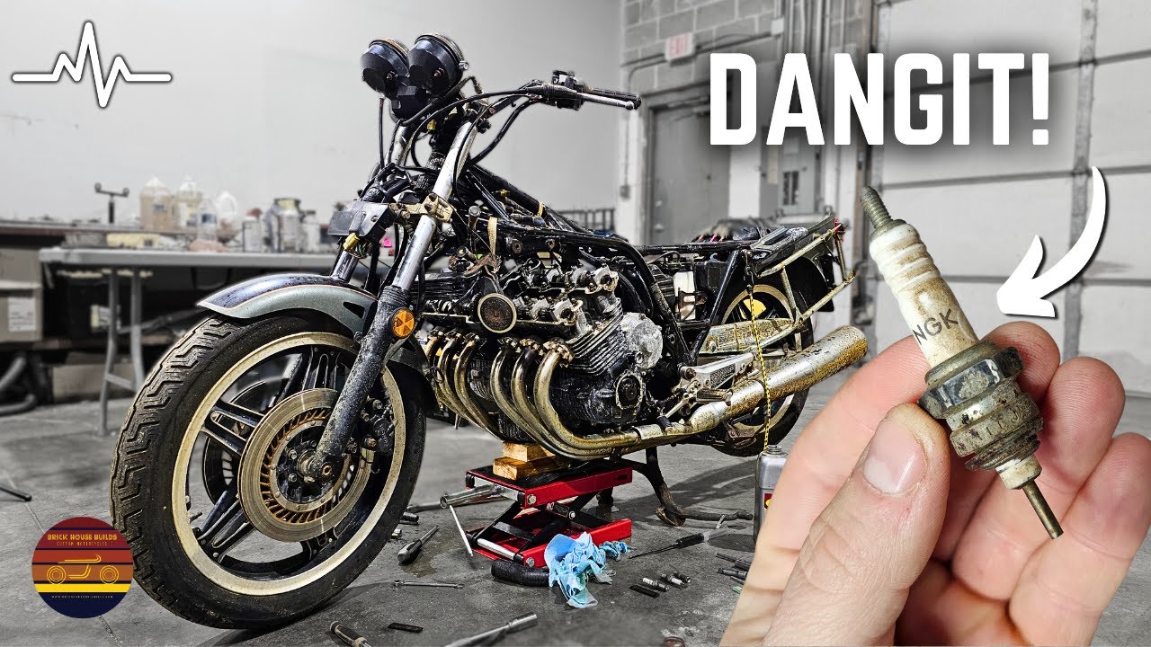 Barn Find Honda CBX Stuck Spark Plug Extraction!
