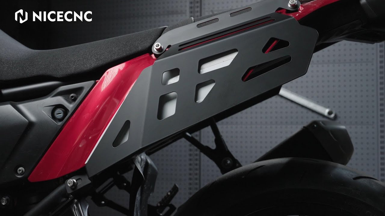 How to install Side Luggage Carrier Saddlebag Support Frame For Yamaha Tenere 700 2019-2024