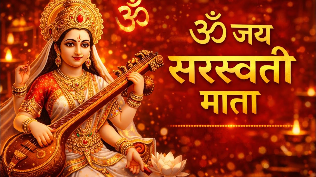 ॐ जय सरस्वती माता | Saraswati Devi Aarti | Goddess of Knowledge | Bhakti
