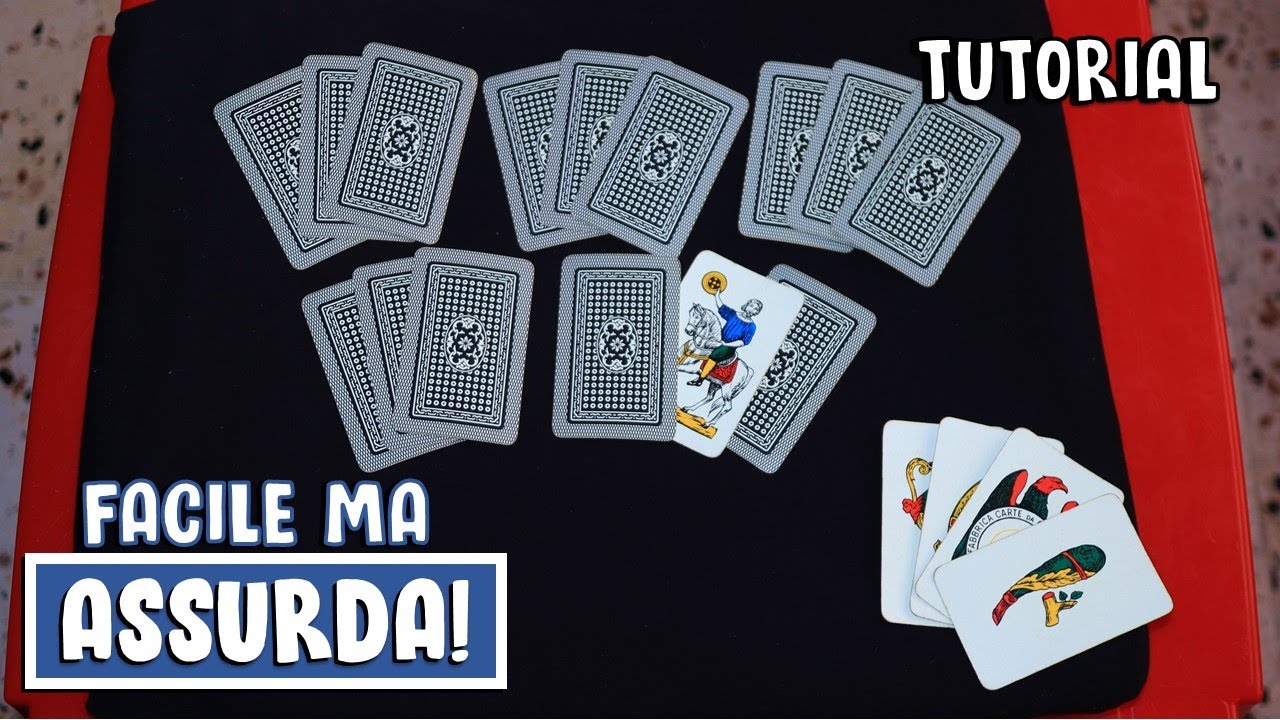 TRUCCO DI MAGIA CON CARTE NAPOLETANE DA SCOPA! Trucco di Karl Fulves con carte siciliane tutorial