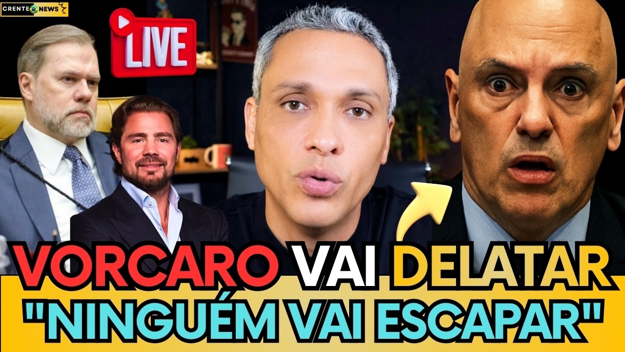 🚨BOLETIM URGENTE: VOCARO FAZ ACORDO COM MENDONÇA E DIZ QUE VAI ENTREGAR TODO MUNDO EM DELAÇÃO