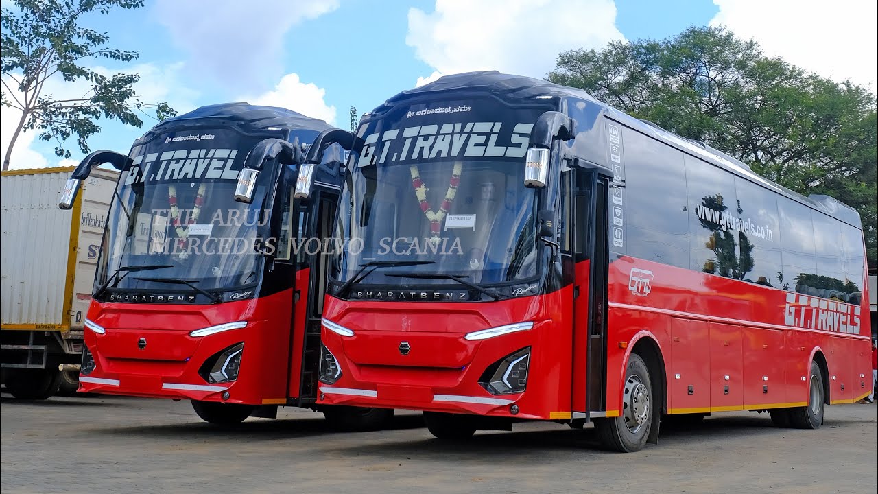 GT Vijayapura’s | Factory Fresh | BharatBenz 1824 13.5M | Damodar Rudra AC Sleeper | With 🚽 Washroom