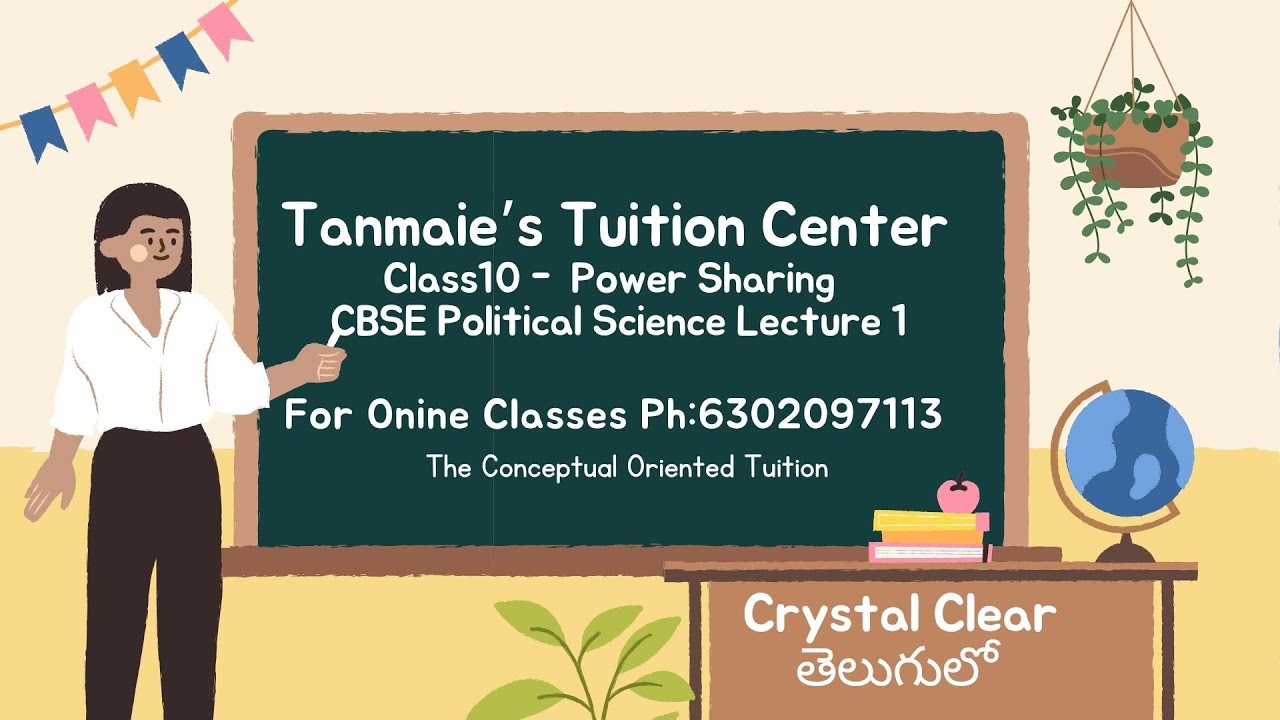 📚 Power Sharing Class 10 CBSE Political Science   Lecture 1