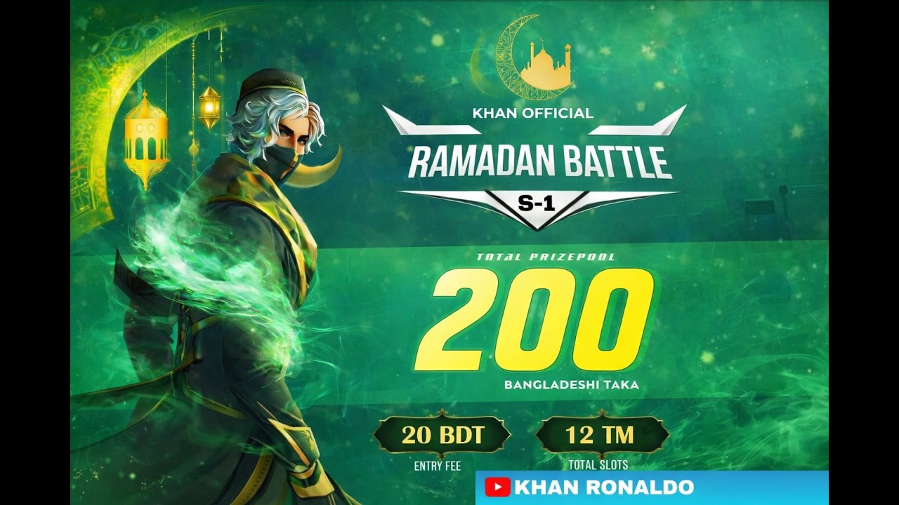 Ramadan Cup S-2 Daily Tournament | Win & Rewards | KHAN RONALDO