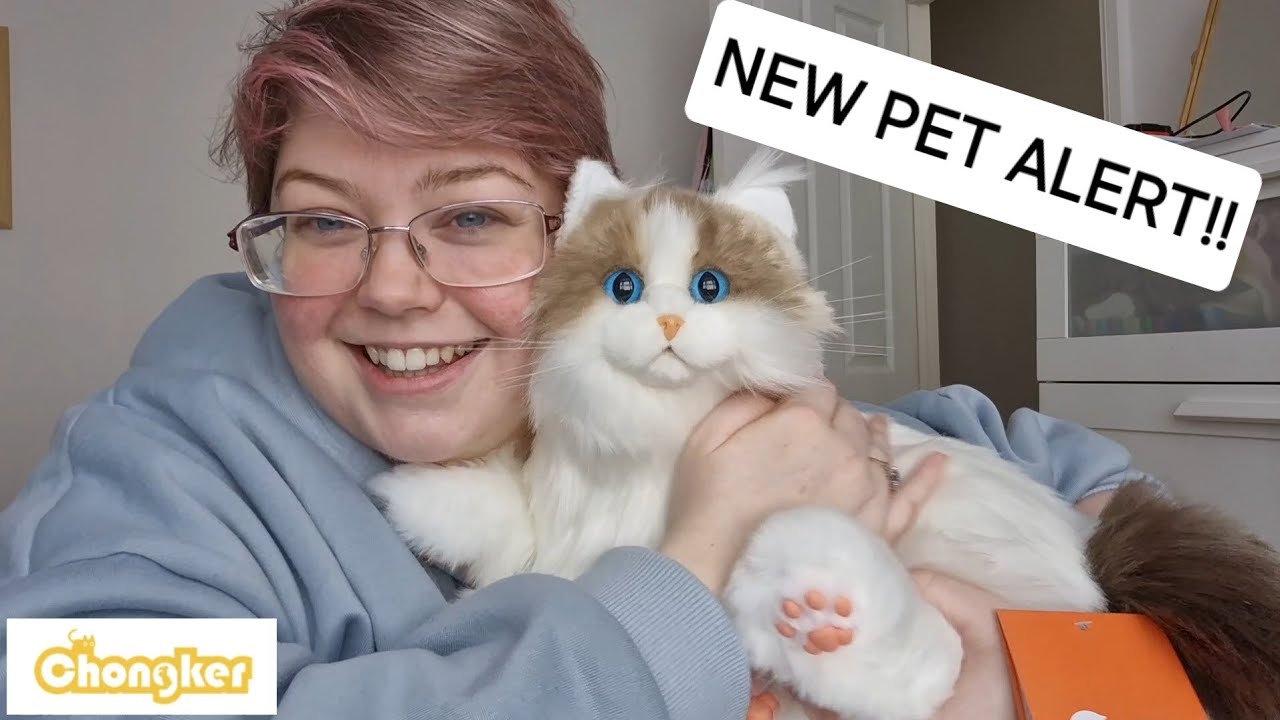 I GOT A CAT?! Unboxing Chongker - a robot companion!!