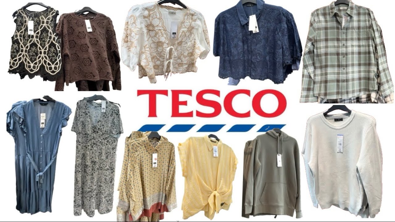 F&F Tesco New Summer Collection in Store 2026 . New Arrivals women&rsquo;s & Men&rsquo;s Clothes at Tesco . 
