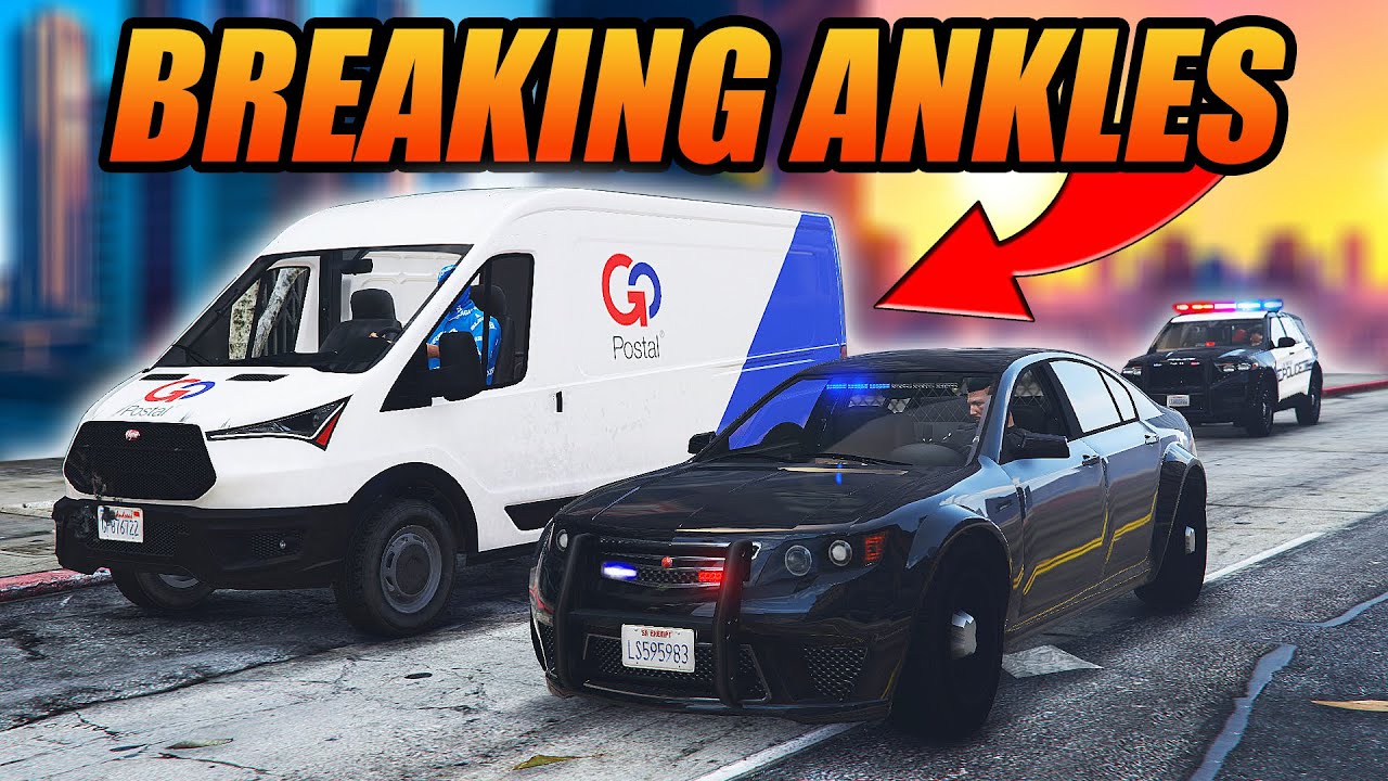 Can I ESCAPE The Police In a GoPostal Van In GTA RP