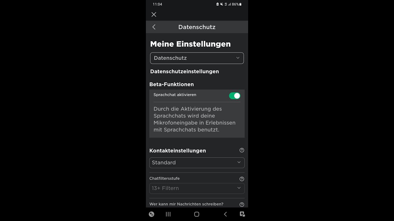 So Aktiviert ihr den Sprach Chat in Roblox|Deutsch|Tutoriel|Schritt f&uuml;r Schritt|