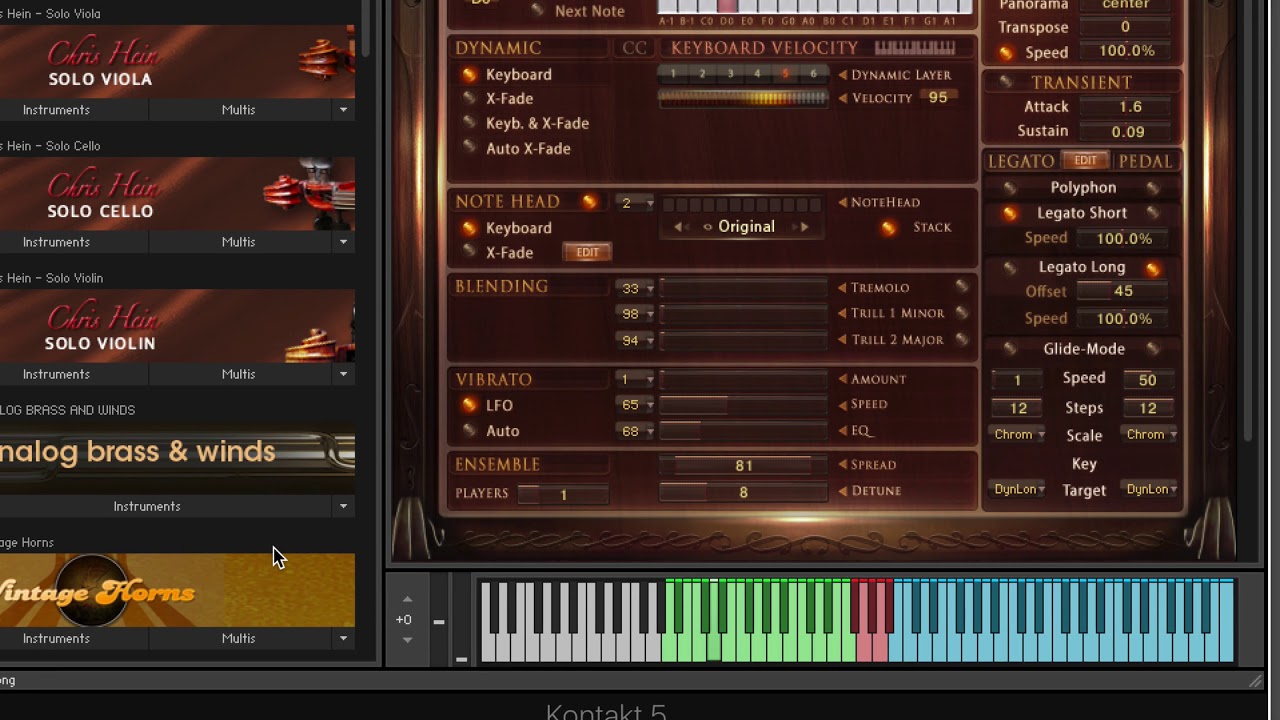 Chris Hein Solo Strings & Logic's Articulation IDs
