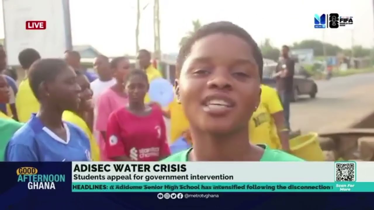 ADISEC Water Crisis. Students Appeal for Government Intervention.