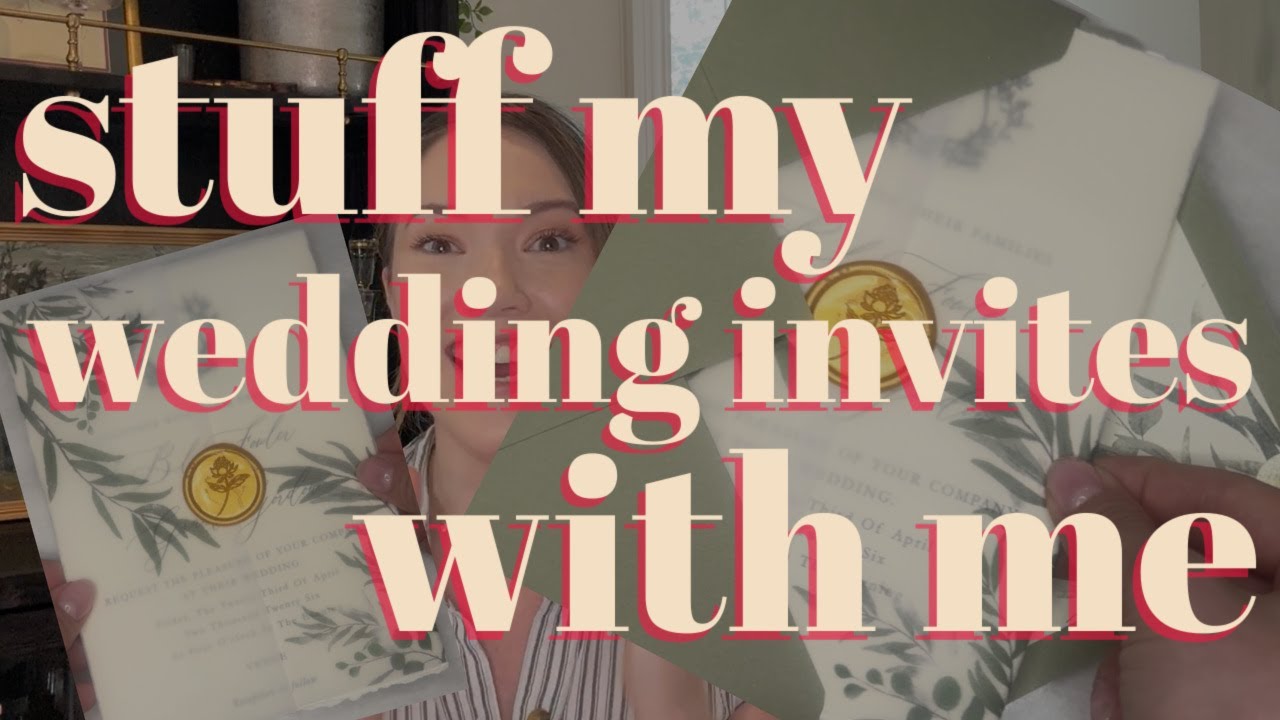 Juicy Jabber! Wedding updates while I assemble my custom invite suite!