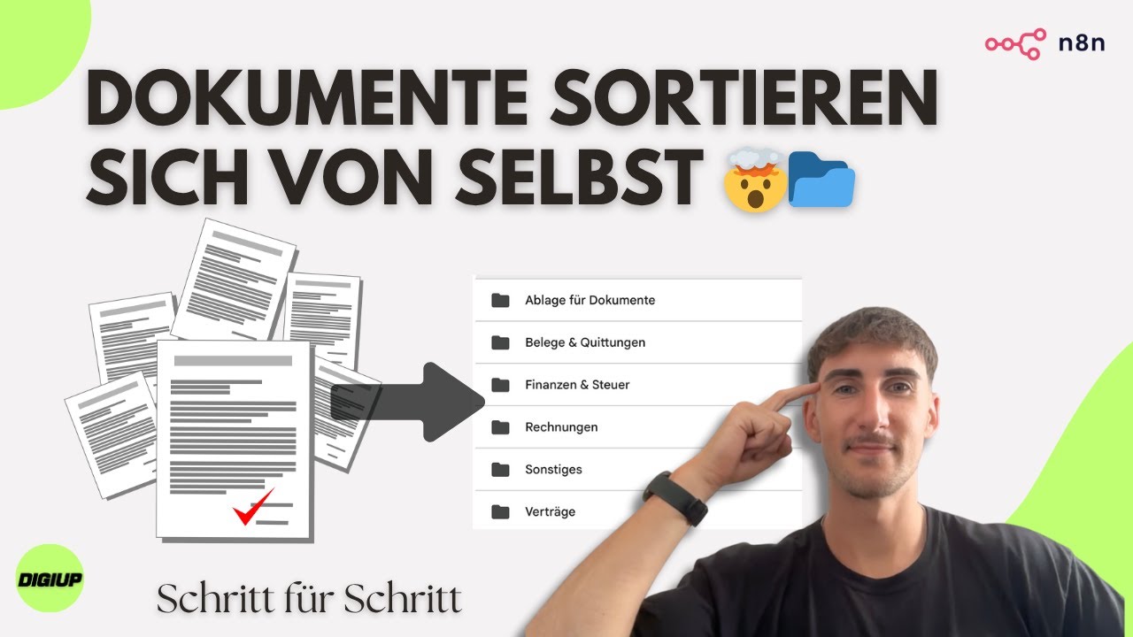 Nie wieder Chaos: KI sortiert Rechnungen, Belege & Verträge automatisch 📂