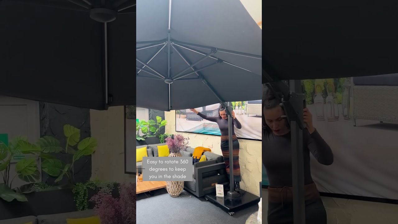 How to use a Cantilever Parasol | JB Furniture