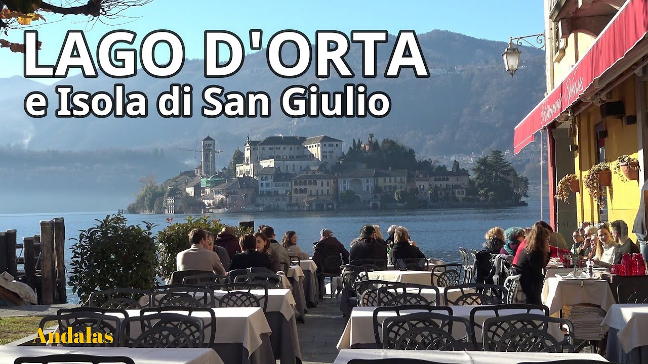 Lago D'Orta e Isola di San Giulio - Piemonte Novara [4K]