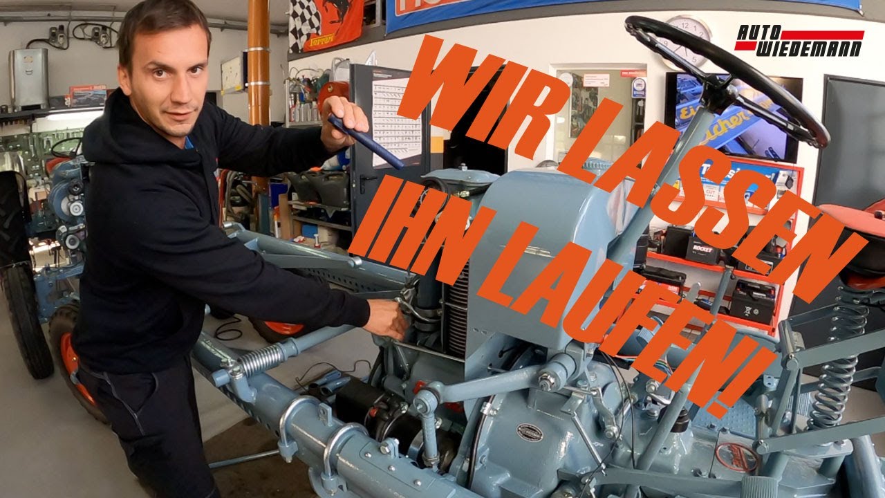 AUTO WIEDEMANN | Eicher GERÄTETRÄGER G22 | DER ERSTE MOTORSTART - EINBLICK MAMMUT PROJEKT